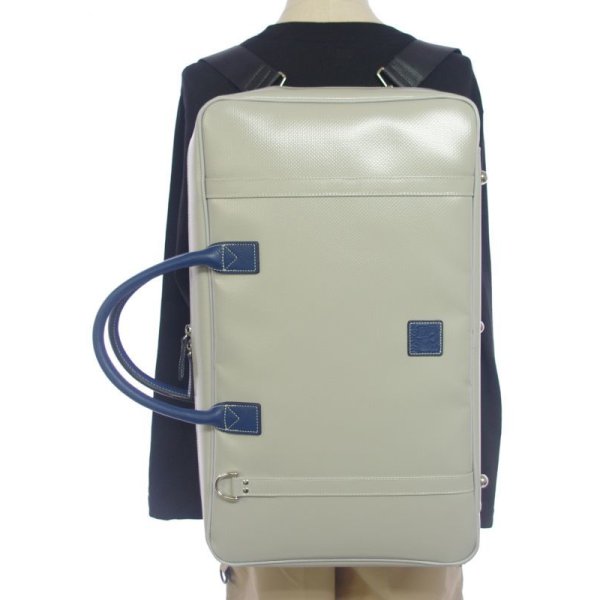 画像7: リュック式 スコアブリーフケースガード「Ludwig/wf」マットライトグレー / 紺