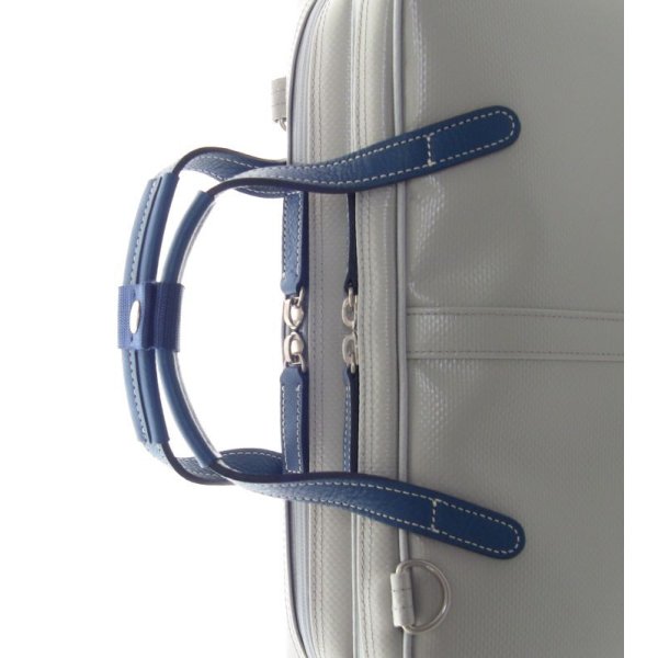 画像10: 3way ビジネスブリーフケース 2コンパートメント34「Cantabile 2/wf」マットライトグレー / 紺