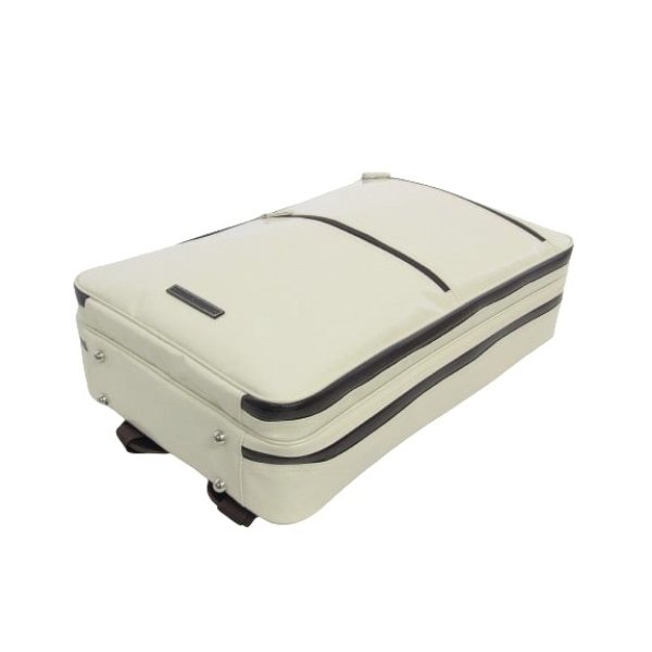 画像5: Wケース 2コンパート・リュック「Carlito2/wf」（フルート・オーボエ・クラリネット対応）ブルーアイボリー / チョコ