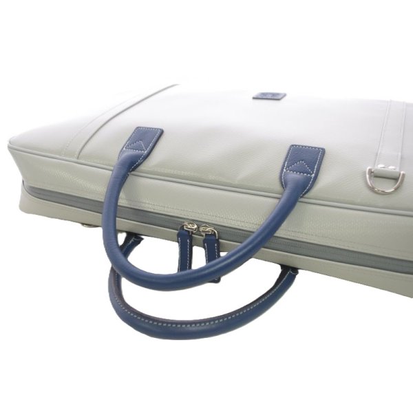 画像3: リュック式 スコアブリーフケースガード「Ludwig/wf」マットライトグレー / 紺