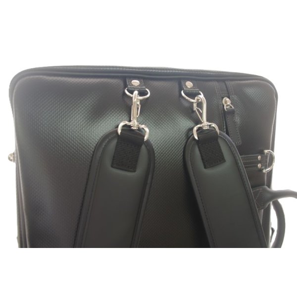 画像6: NAHOK特製 ワイドリュックベルト マットブラック