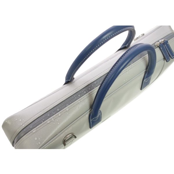 画像4: リュック式 スコアブリーフケースガード「Ludwig/wf」マットライトグレー / 紺