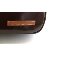 画像5: ハンドメイド オーボエケースガード 2本ハンドルバッグ式 「The Mission2/wf」チョコ/本革キャメルエンブレム