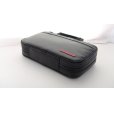 画像4: ハンドメイド オーボエケースガード 2本ハンドルバッグ式 「The Mission2/wf」マットブラック/本革レッドエンブレム