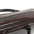 画像4: ハンドメイド オーボエケースガード 2本ハンドルバッグ式 「The Mission2/wf」チョコ/本革キャメルエンブレム (4)