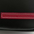 画像7: ハンドメイド オーボエケースガード 2本ハンドルバッグ式 「The Mission2/wf」マットブラック/本革レッドエンブレム (7)