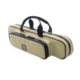 画像1: 特注 20%OFF C＆H管 フルート＋ピッコロバッグ「GM５/wf」ダークアイボリー / ブラックハンドル (1)