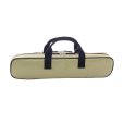 画像4: 特注 20%OFF C＆H管 フルート＋ピッコロバッグ「GM５/wf」ダークアイボリー / ブラックハンドル