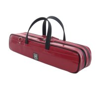 特注 20%OFF Wファスナー C＆H管 フルート＋ピッコロバッグ「GM4/wf」ジャーマンレッド / ブラックハンドル