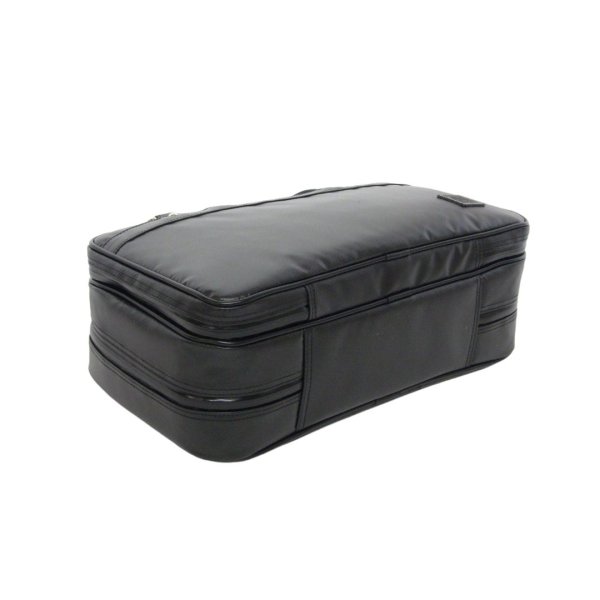 画像4: ハンドメイド　クラリネットバッグ（Wファスナー・2コンパートメント）「Camarade3/wf」ソフトマットブラック / 黒ハンドル