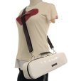 画像6: 木管フルートケースガード  特注ハンドメイド オフホワイトスペシャルコーティング/チョコ  