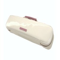 ピッコロケースガード「Mancini 2/wf」オフホワイトスペシャルコーティング / 本革ピンクハンドル