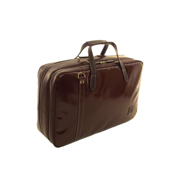 画像4: 特注ハンドメイド リュック式 2コンパートメント マチ厚ケース「Deniro 4/wf」(マリゴM2,オーボエレジェンドハイブリッド対応） チョコ