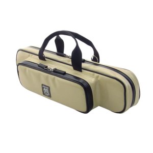 画像: 特注 20%OFF C＆H管 フルート＋ピッコロバッグ「GM5/wf」ダークアイボリー / ブラックハンドル