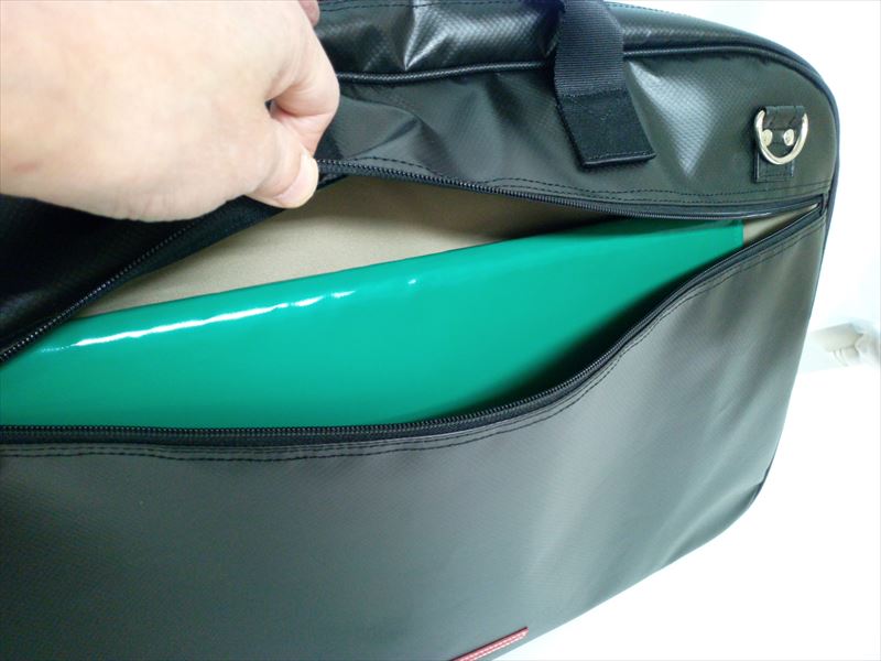 画像: ハンドメイド 3WAY リュック対応 防水法衣鞄（39cm×60.5cm）「McDormand/wf」マットブラック