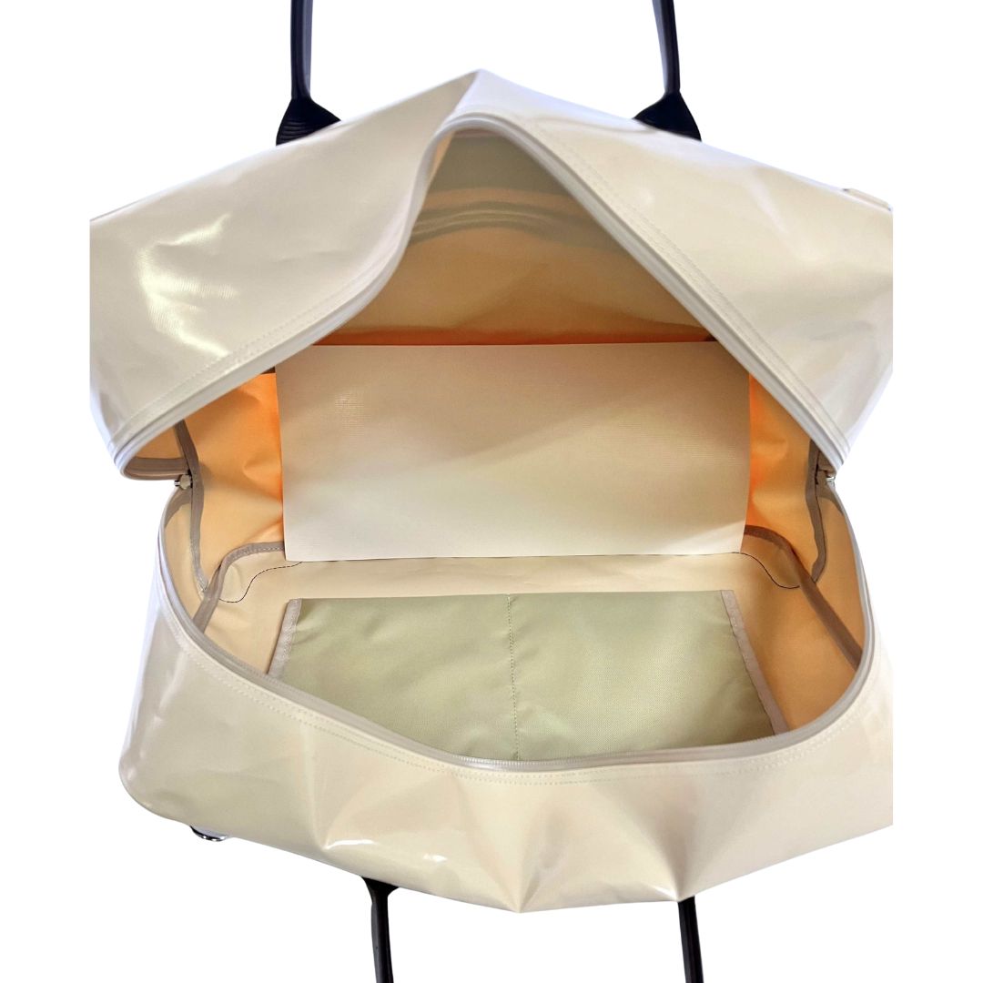 画像: 特注 20％OFFセール　ハンドメイド 2way Wケースボストン 「The Big Lebowski/wf」サンドベージュ/チョコ