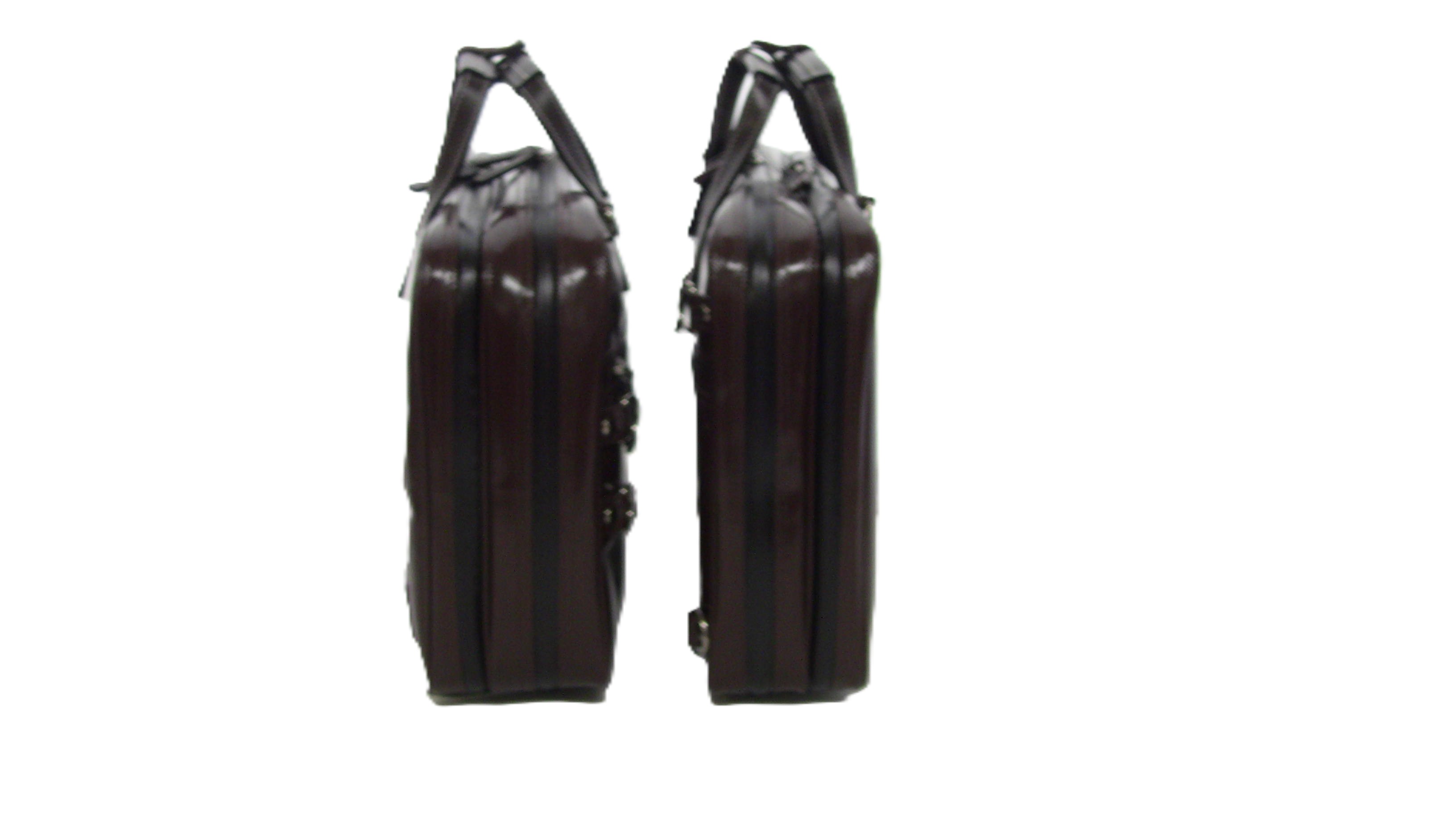 画像: ハンドメイド特注   リュック式 オーボエ”マチ厚”ブリーフケースガード「Cantabile 3/wf」チョコ