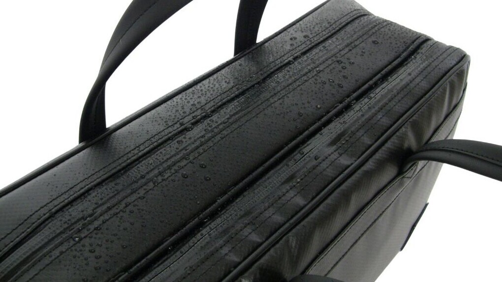 画像6: ハンドメイド 大きめオーボエバッグ（Wファスナー・2コンパートメント）「Camarade3/wf」ソフトマットブラック / 黒ショートハンドル